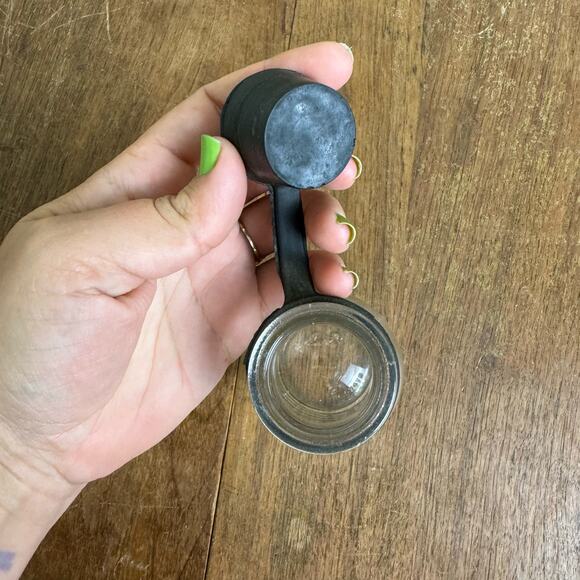 Mojonnier Dairy Owens Illinois 1 pt one pint milk bottle & rubber stopper - Picture 10 of 11